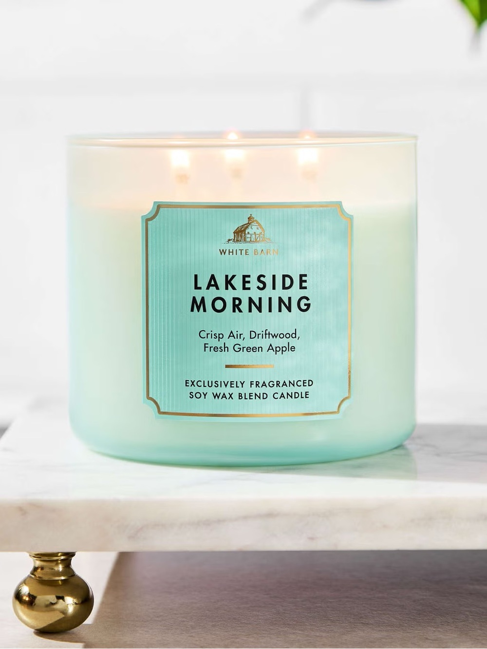 White Barn Lakeside Morning 3-Wick Candle